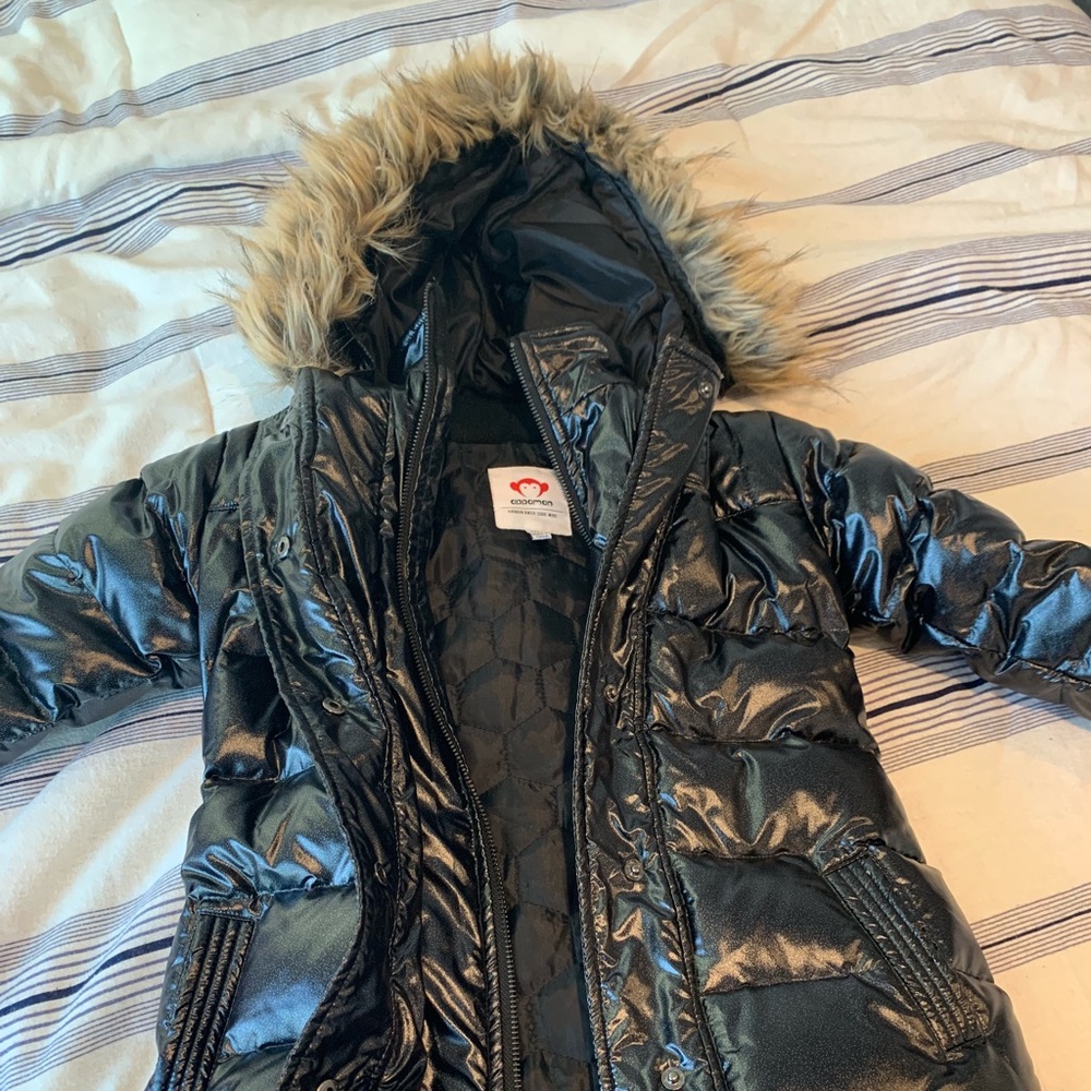Appaman fur hooded down jacket winter long